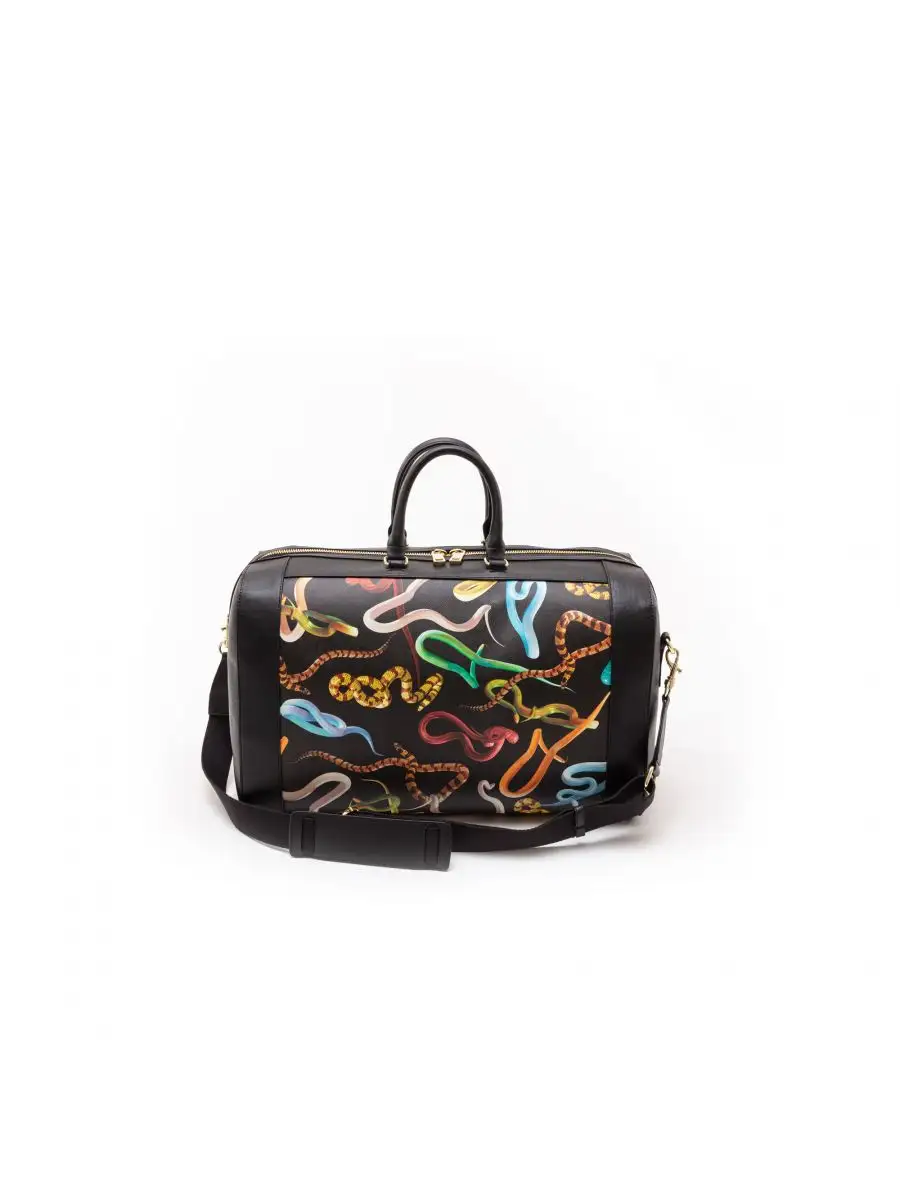 Seletti Toiletpaper Travel Bag Snakes