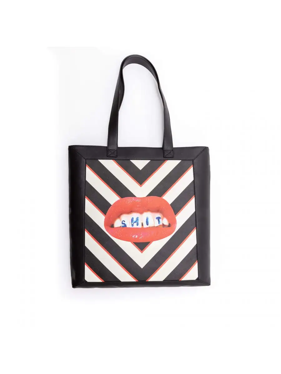 Seletti Toiletpaper Travel Kit Tote Bag Shit