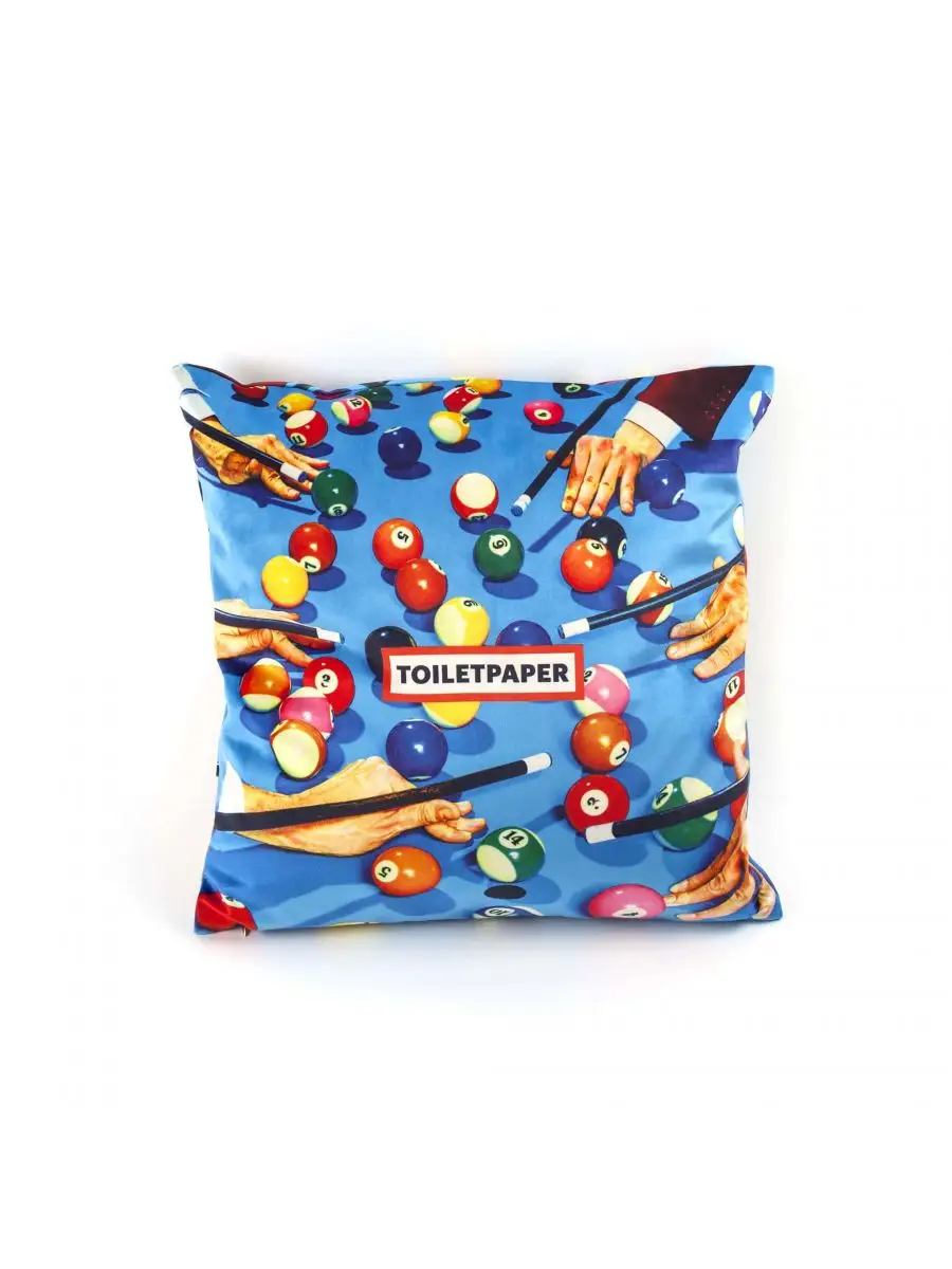 Seletti Toiletpaper Cushion Snooker