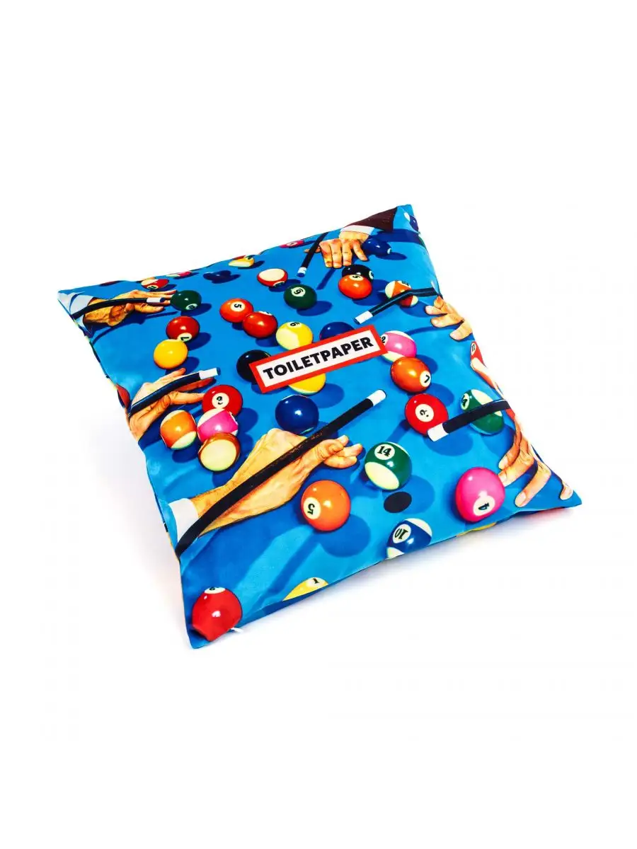 Seletti Toiletpaper Cushion Snooker