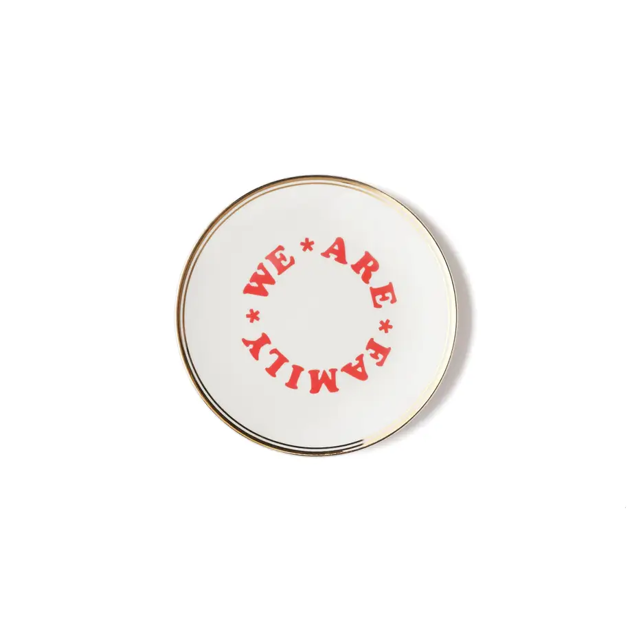 La Tavola Scomposta Plate "We Are Family"