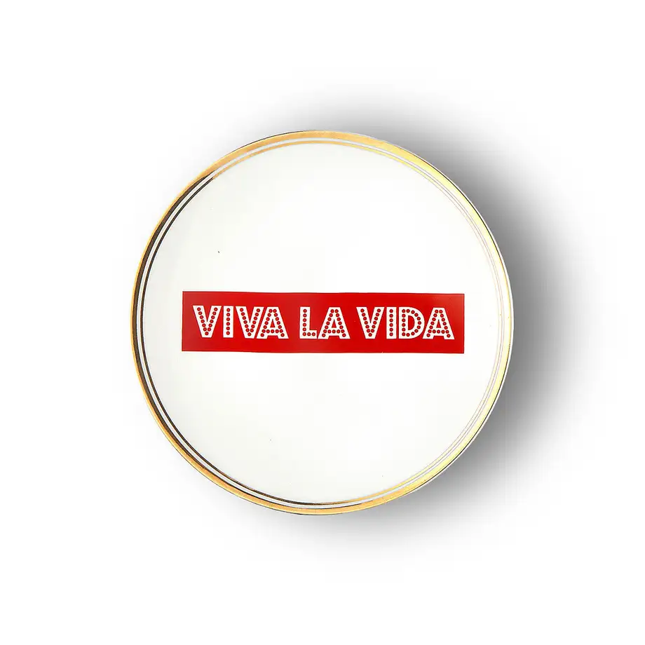 La Tavola Scomposta Plate "Viva La Vida"
