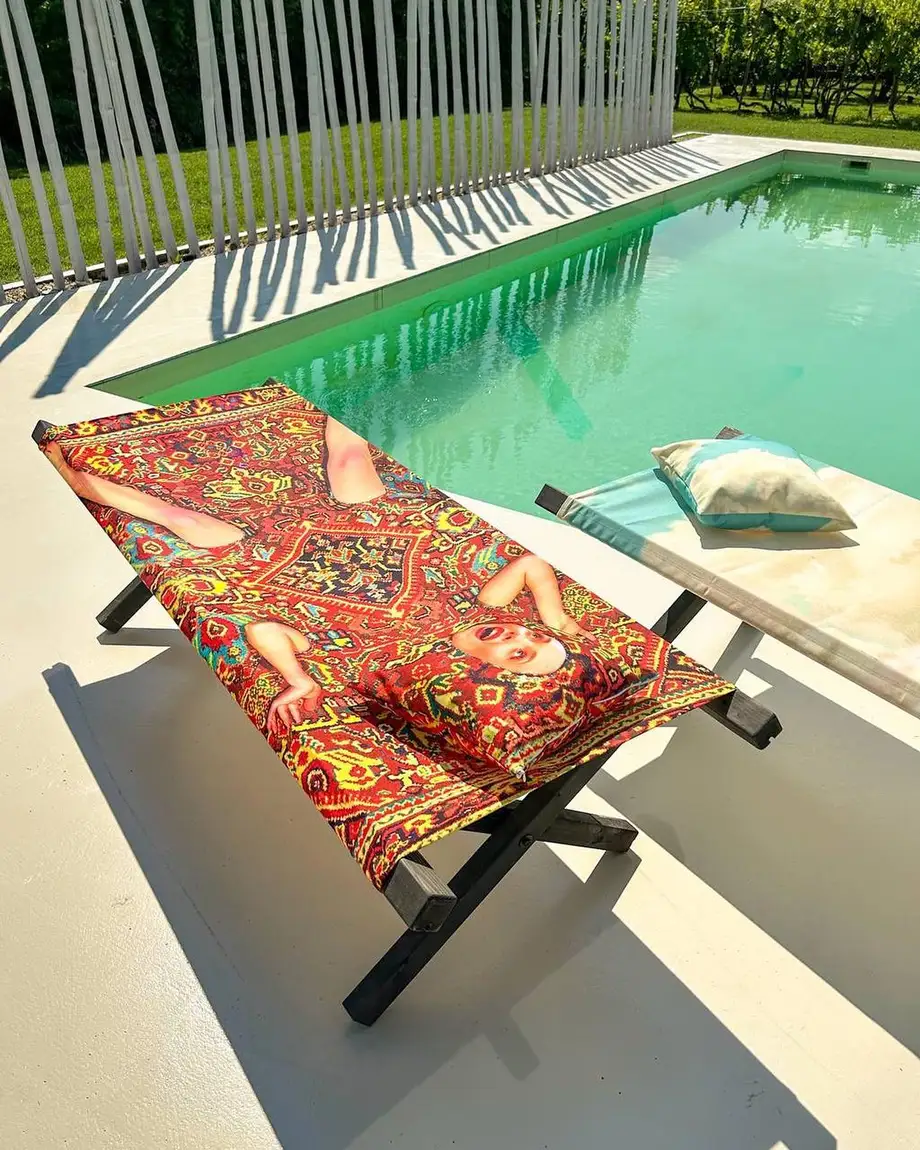 Seletti Toiletpaper Poolbed Lady on Carpet