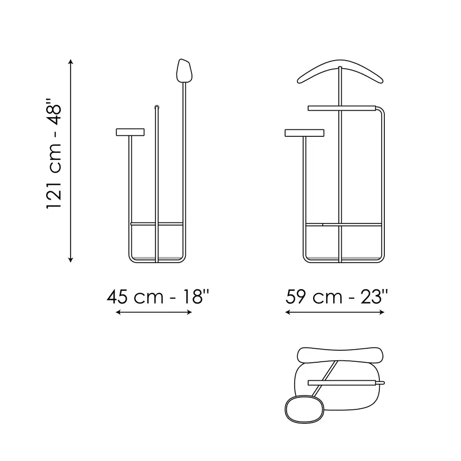 Bonaldo Luigio Valet Stand