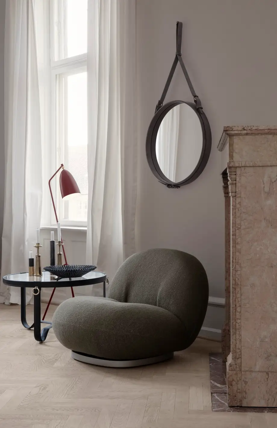 Gubi Adnet Wall Mirror Circural