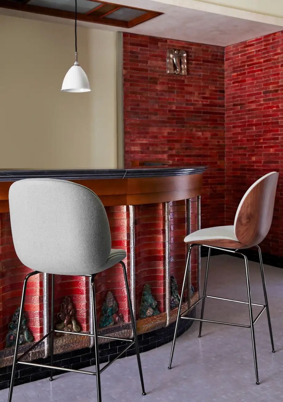 Gubi Beetle Bar Chair 3D Veneer 