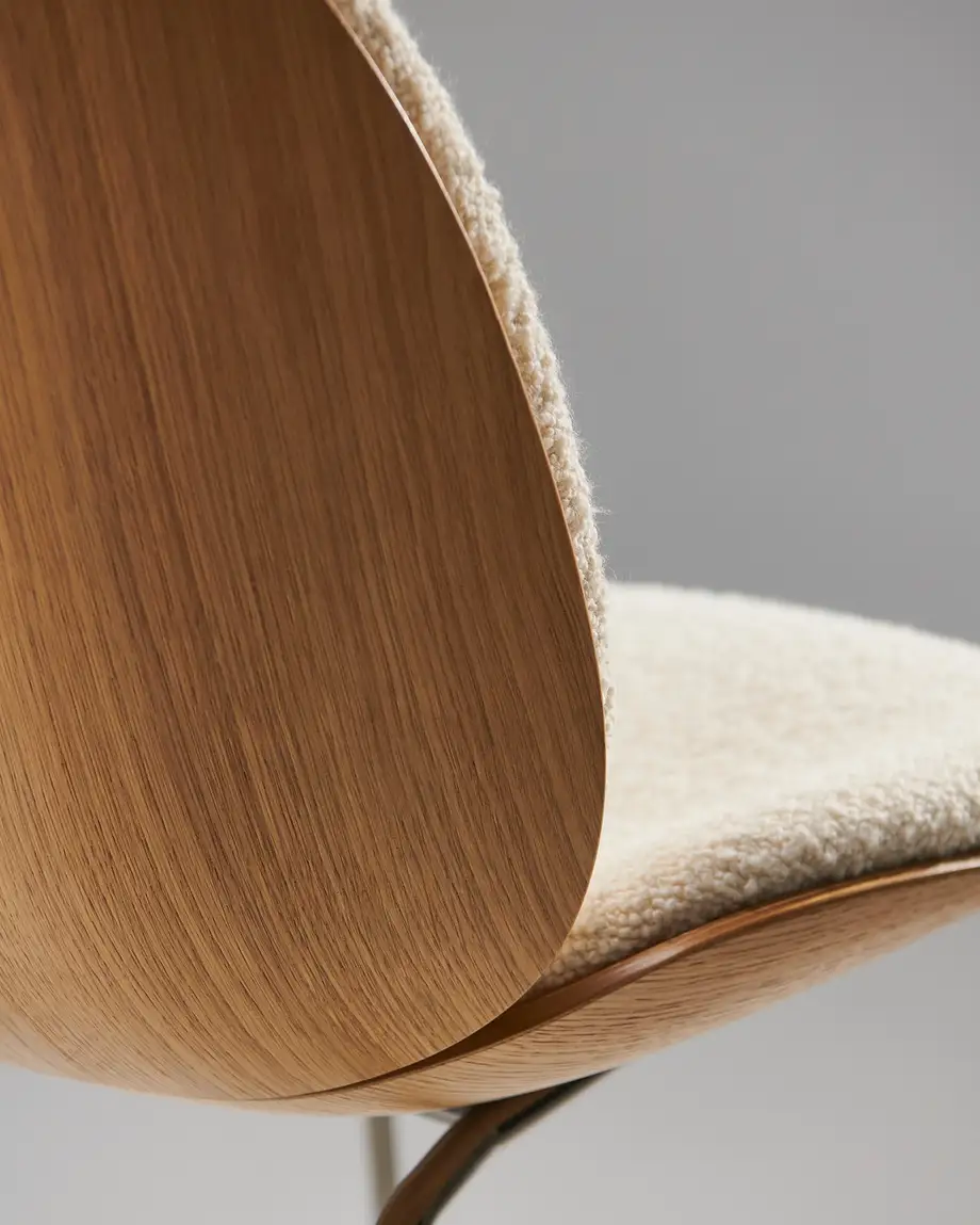 Gubi Beetle Bar Chair 3D Veneer 