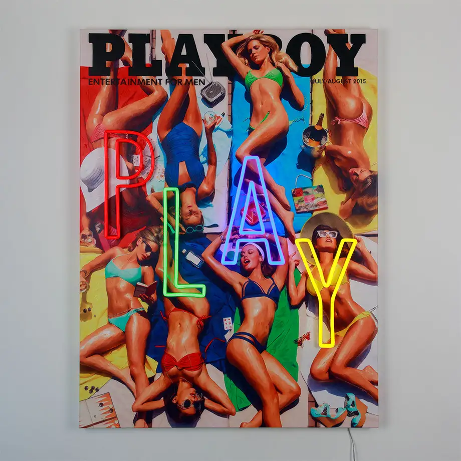 Playboy X "Beach Scene Cover" Wall Artwork Led