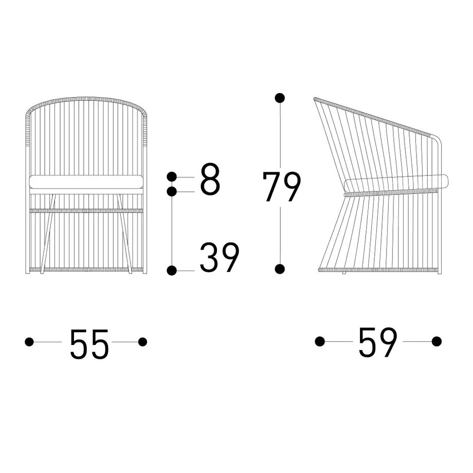 Varaschin Tibidabo Dining Armchair