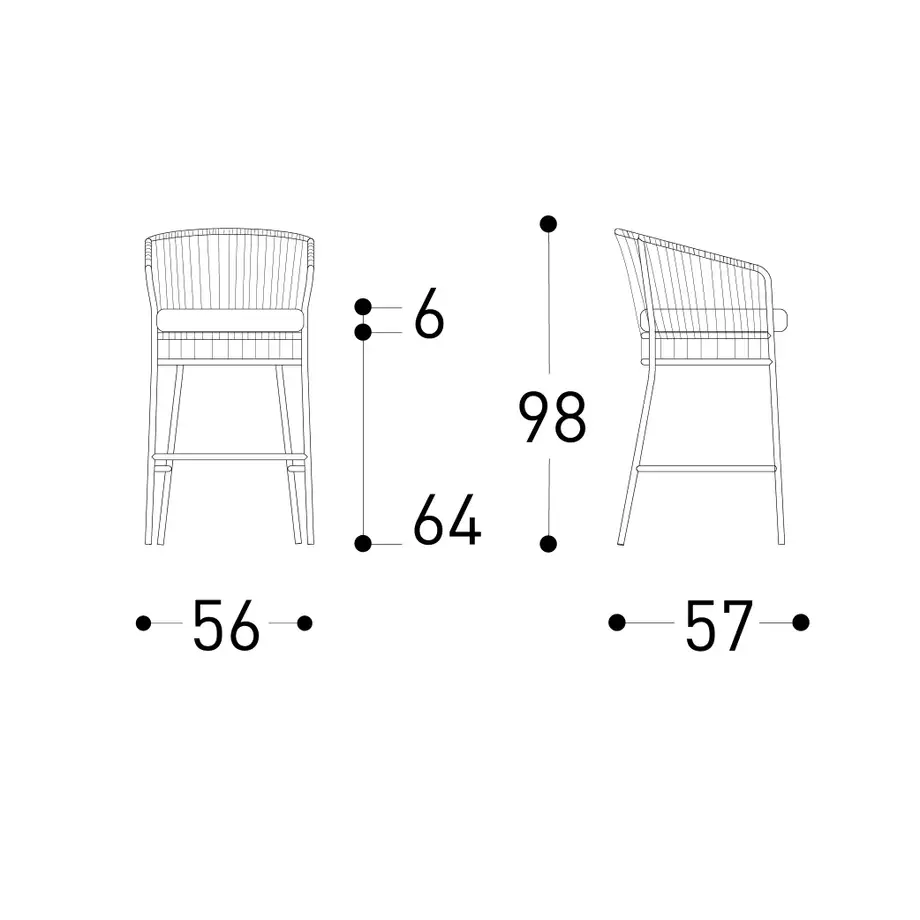 Varaschin Tibidabo Bar Stool