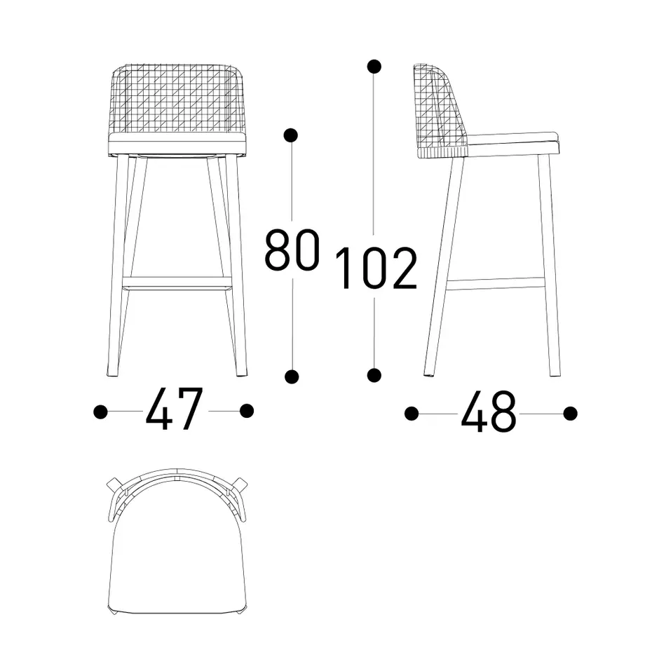 Varaschin Emma Stool