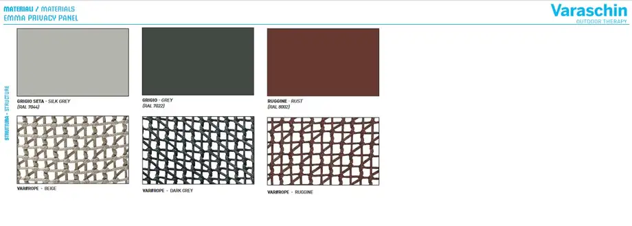 Varaschin Emma Privacy Panel