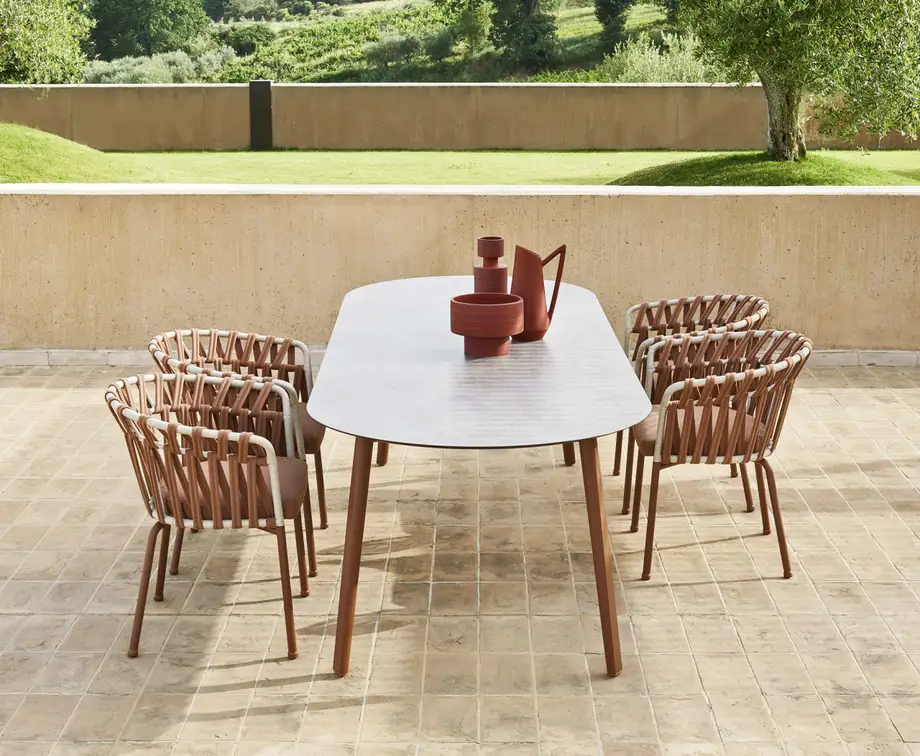 Varaschin Emma Cross Dining Armchair