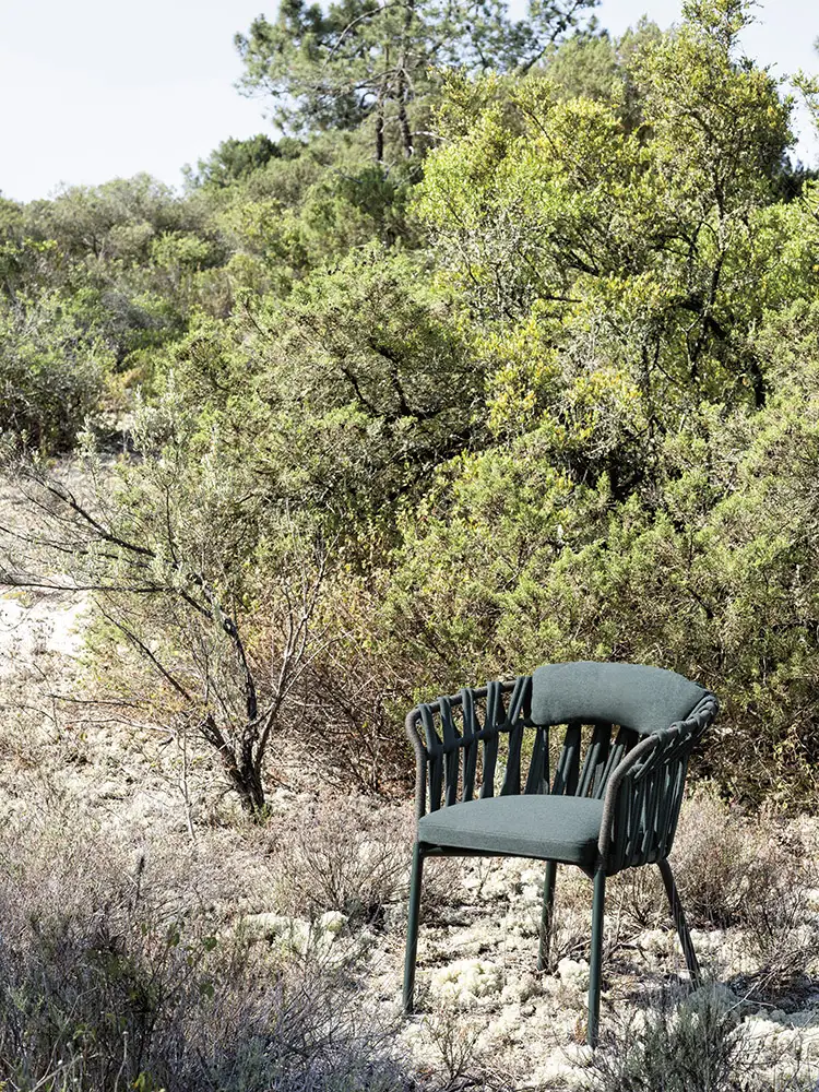Varaschin Emma Cross Dining Armchair