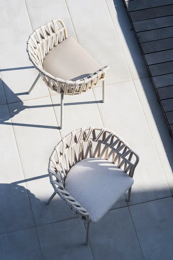 Varaschin Emma Cross Dining Armchair