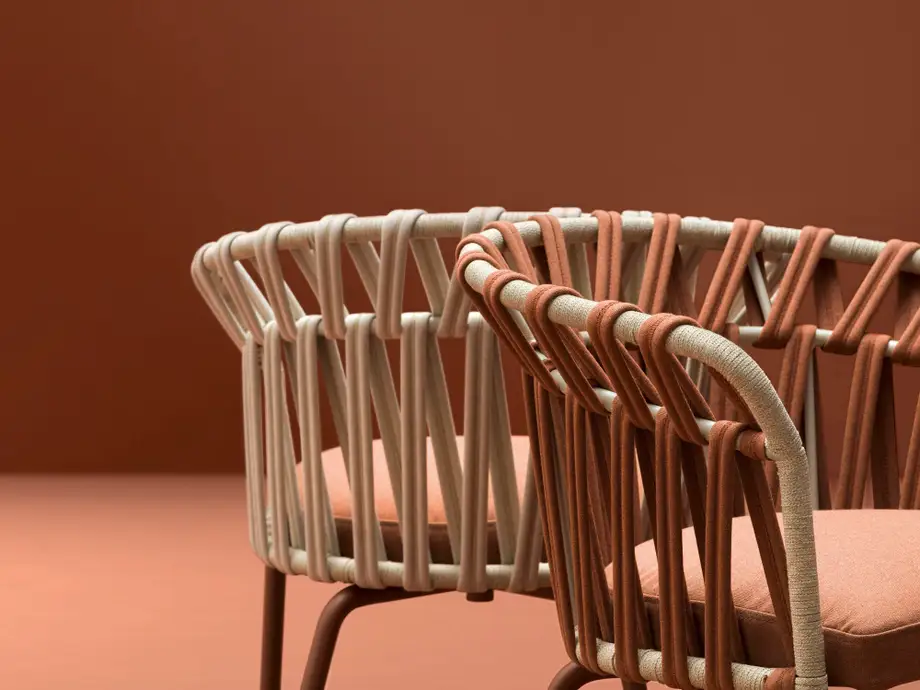 Varaschin Emma Cross Dining Armchair