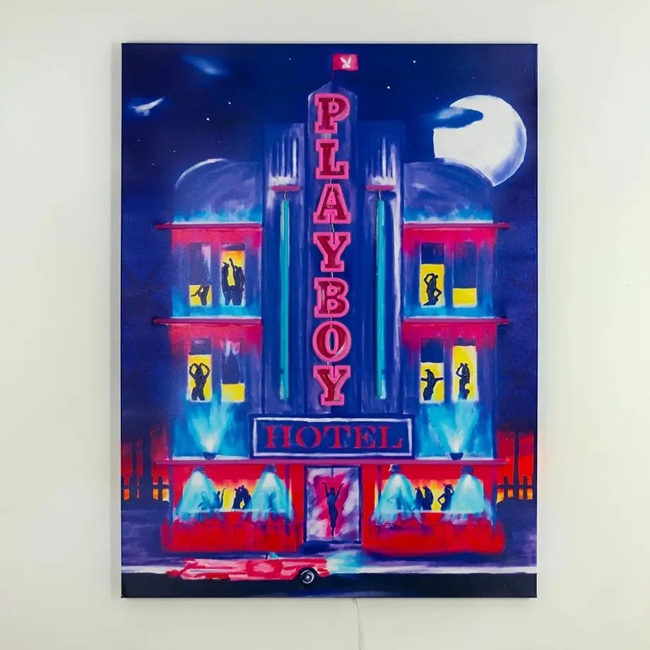 Playboy X "Playboy Hotel" Wall Artwork Led