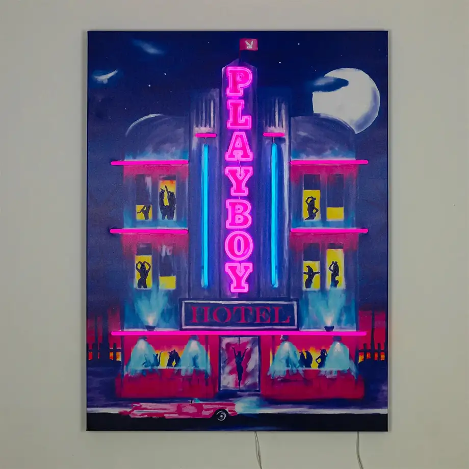 Playboy X "Playboy Hotel" Wall Artwork Led