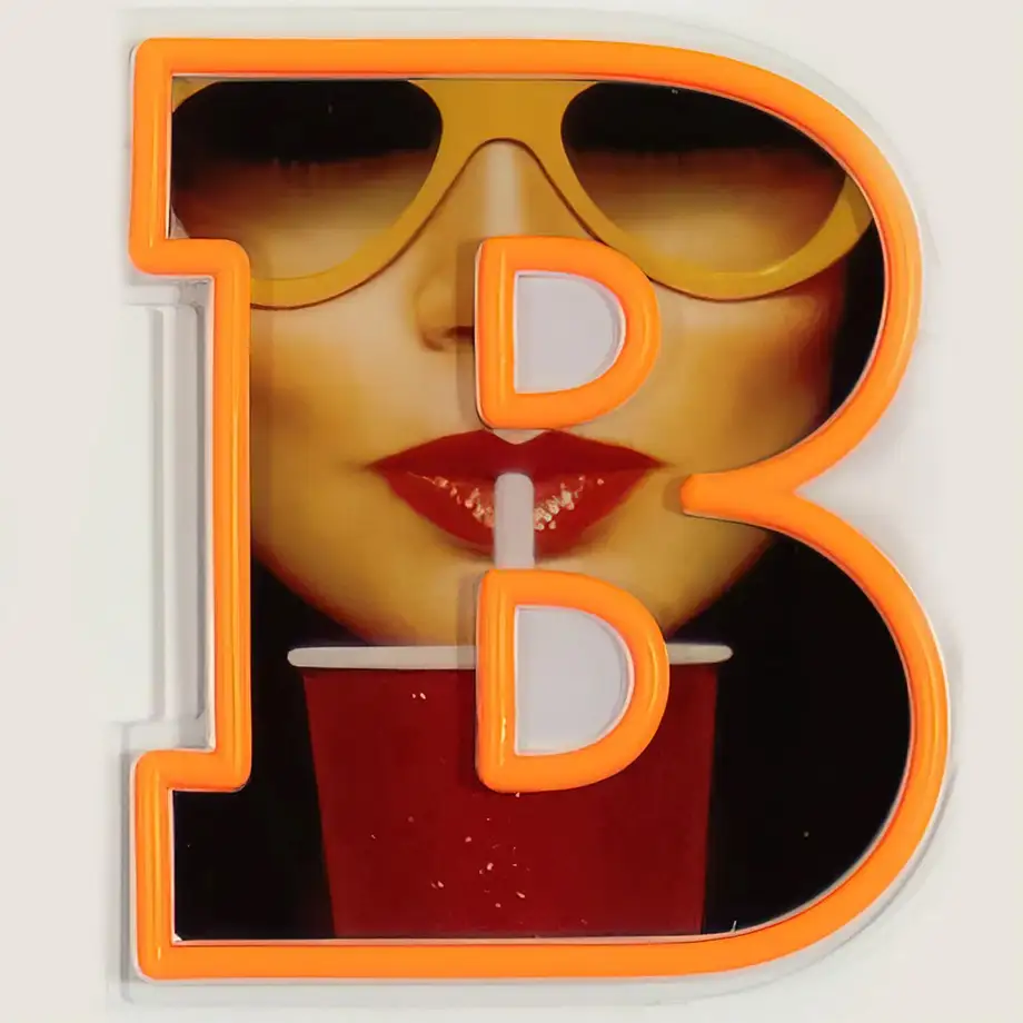 Playboy X "Playboy Wordmark" LED Wall Mountable Neon