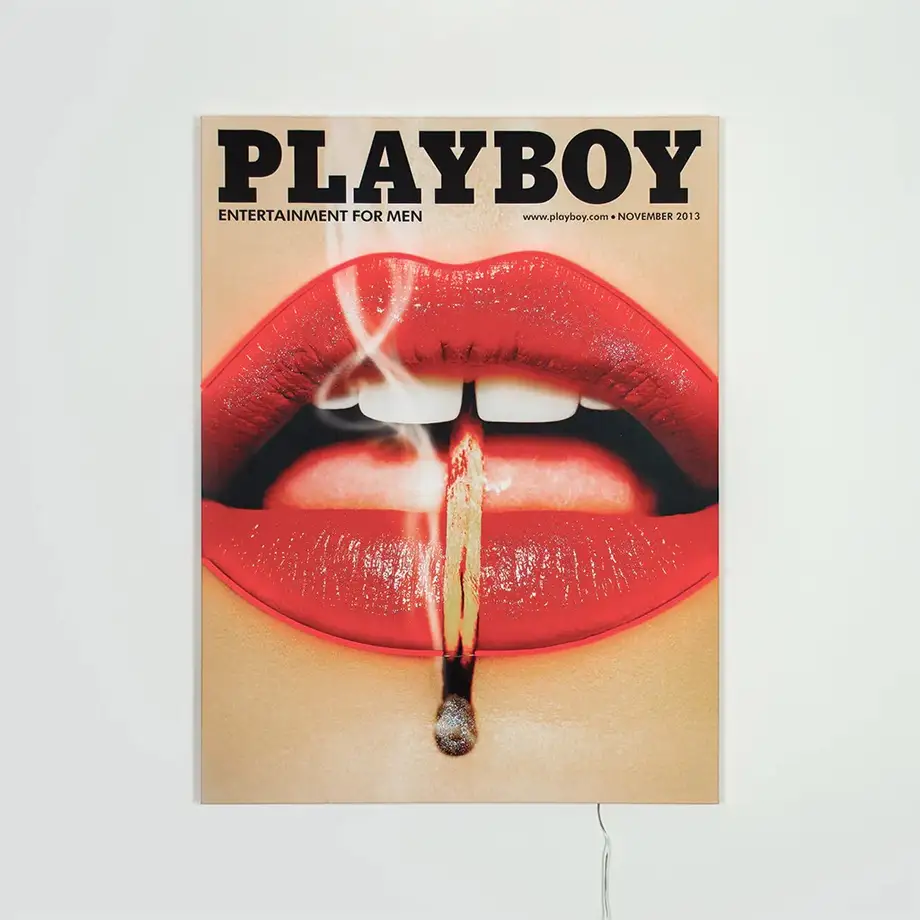 Playboy X "Match Cover" Wall Artwork Led