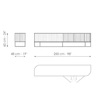 Bonaldo Dune TV Stand