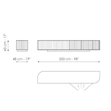 Bonaldo Dune TV Stand