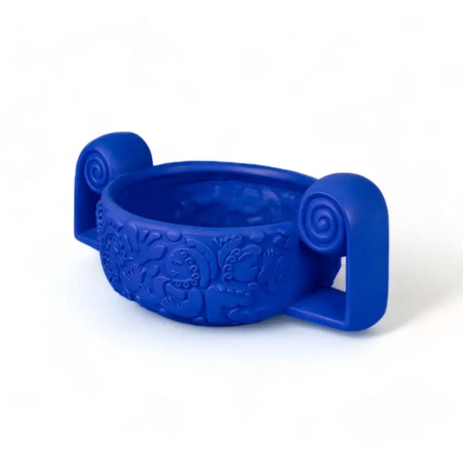 Seletti Magna Graecia Terracotta Vase Centerpiece Blue