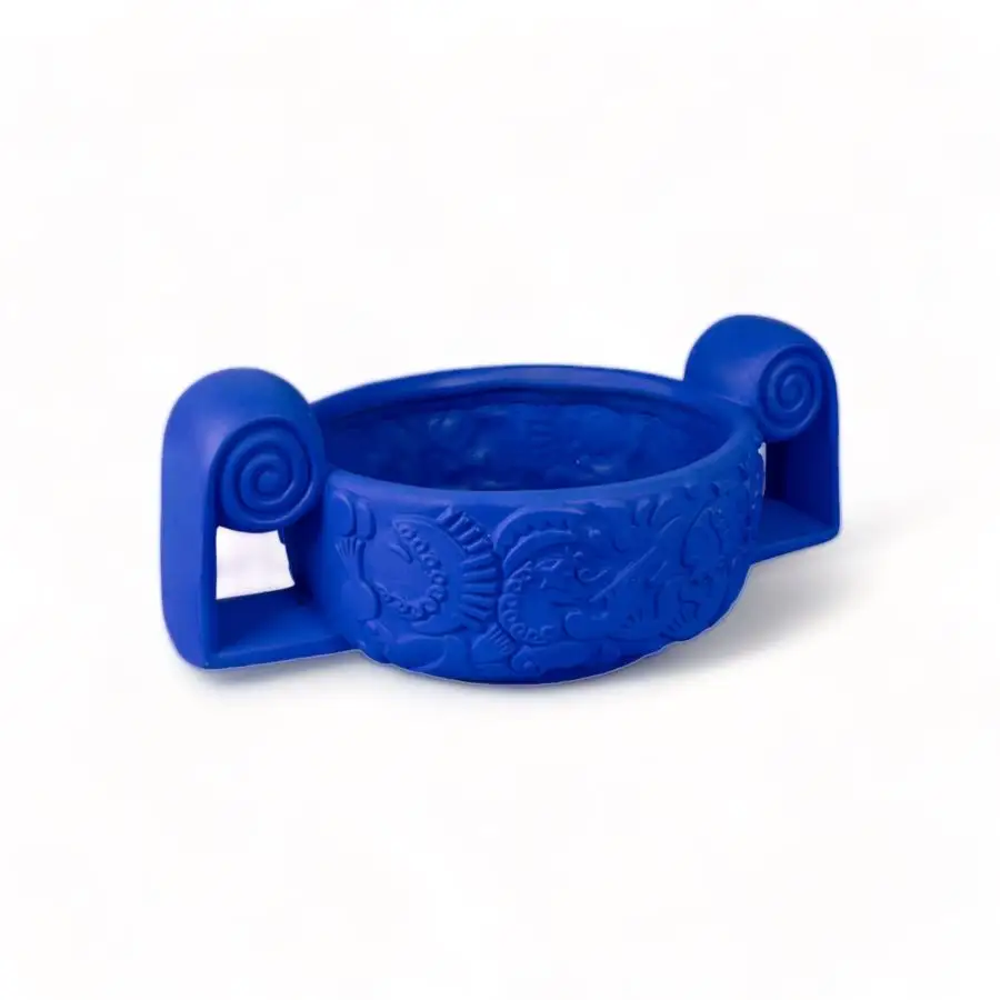 Seletti Magna Graecia Terracotta Vase Centerpiece Blue