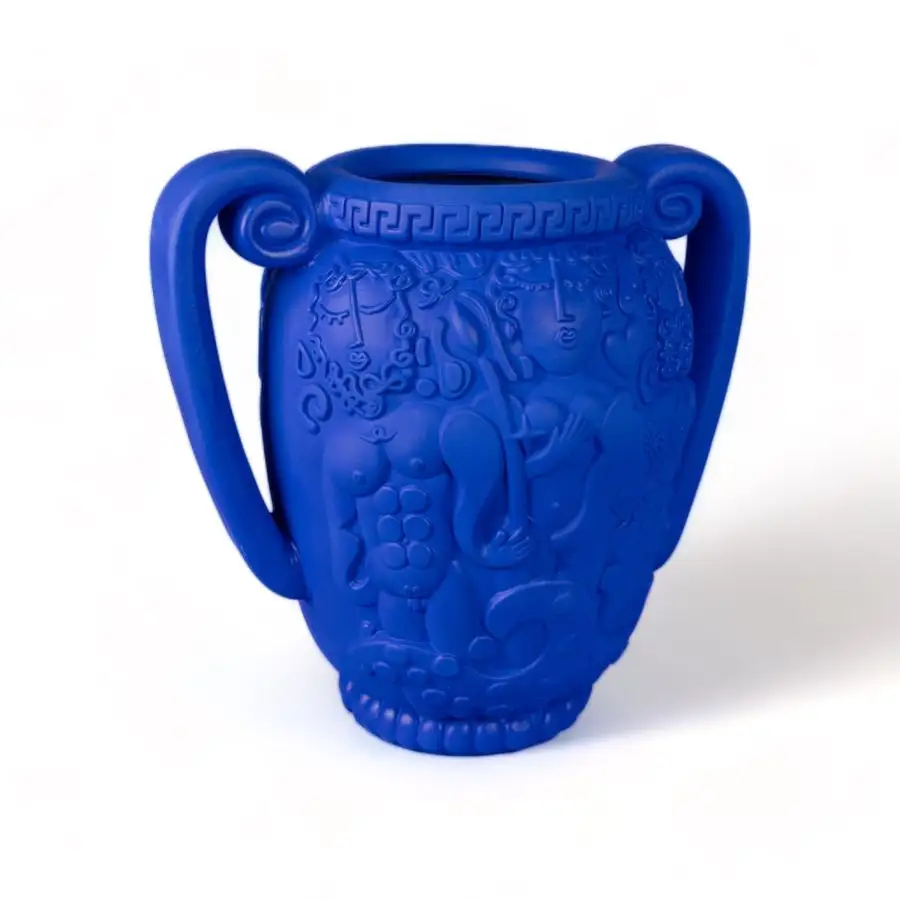 Seletti Magna Graecia Terracotta Anfora Blue