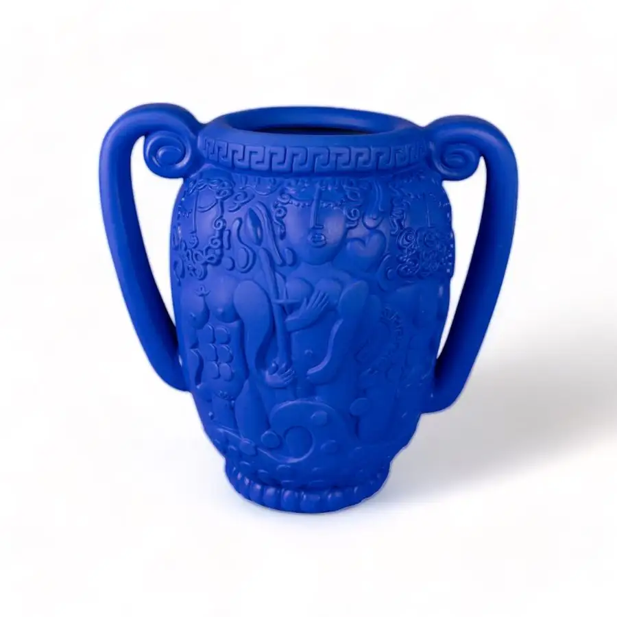 Seletti Magna Graecia Terracotta Anfora Blue
