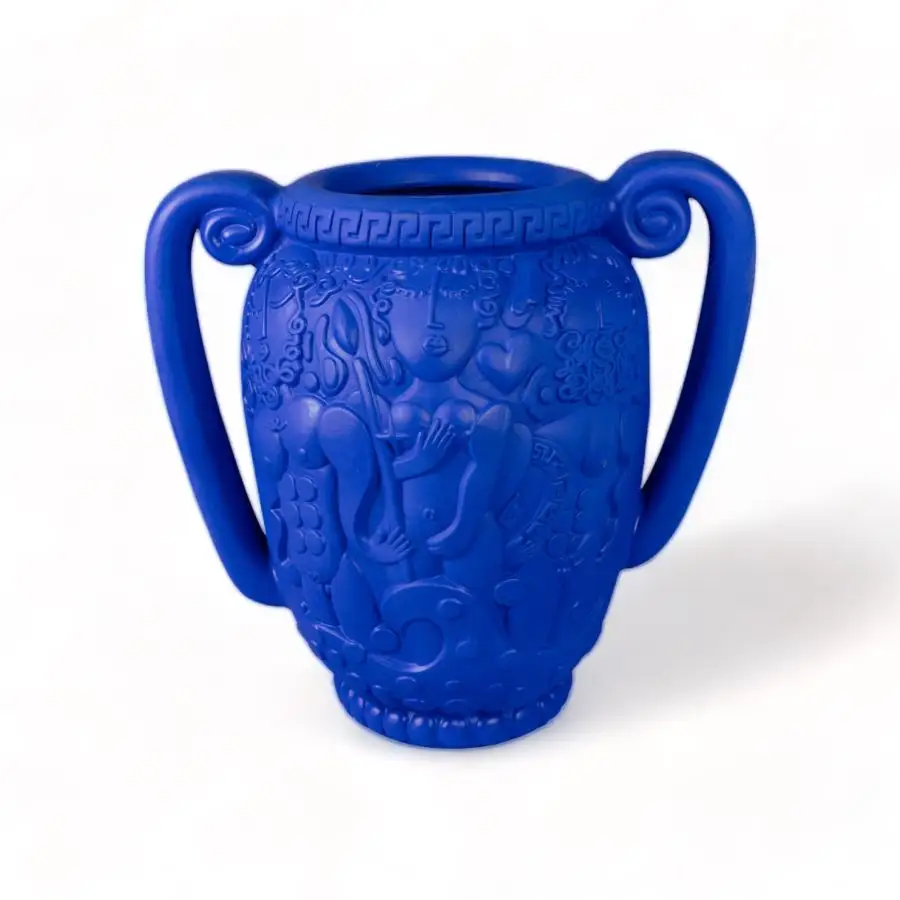 Seletti Magna Graecia Terracotta Anfora Blue