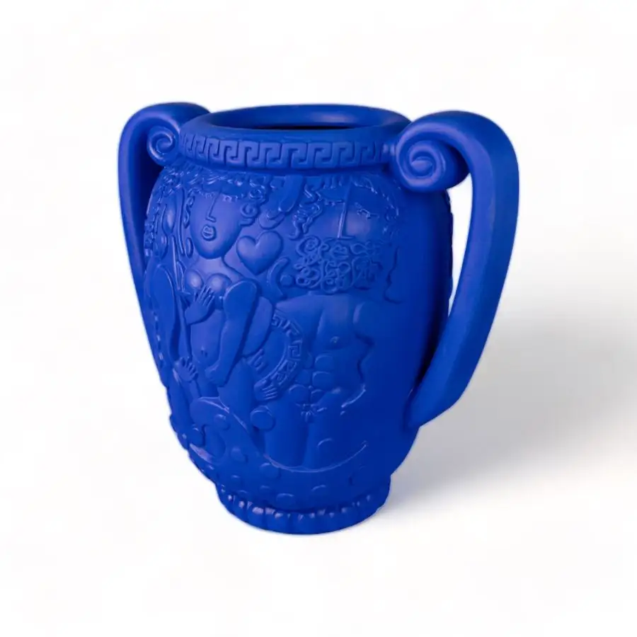 Seletti Magna Graecia Terracotta Anfora Blue