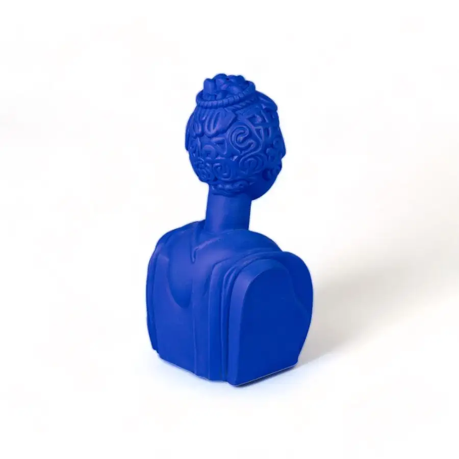 Seletti Magna Graecia Terracotta Bust Poppea Blue