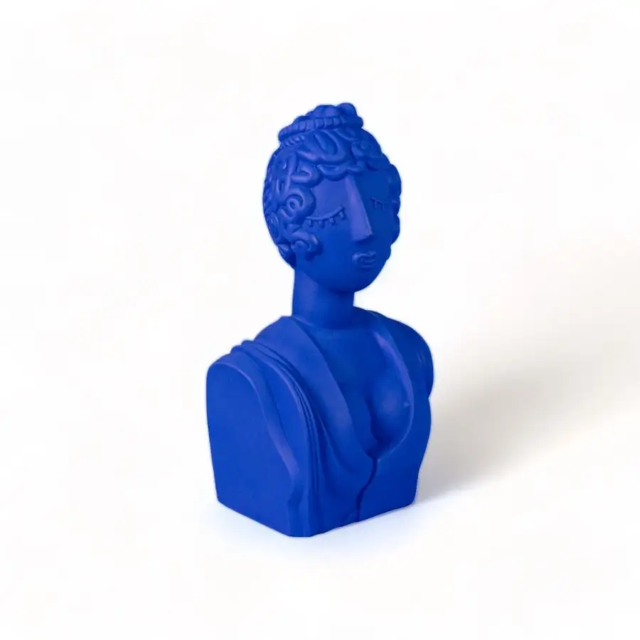 Seletti Magna Graecia Terracotta Bust Poppea Blue