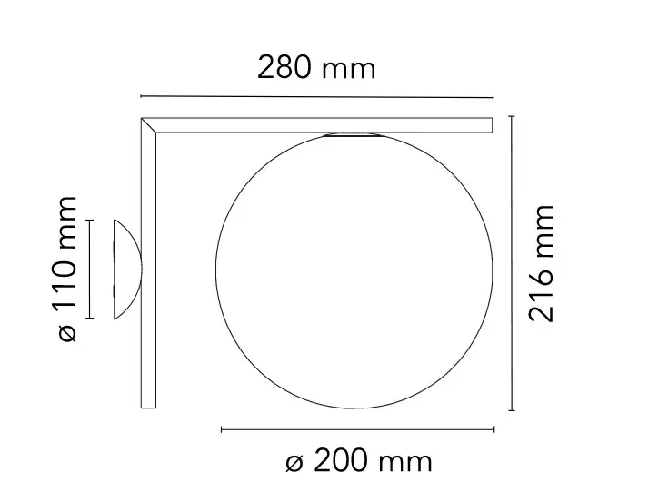 Flos IC Ceiling/Wall Lamp