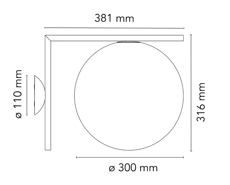Flos IC Ceiling/Wall Lamp