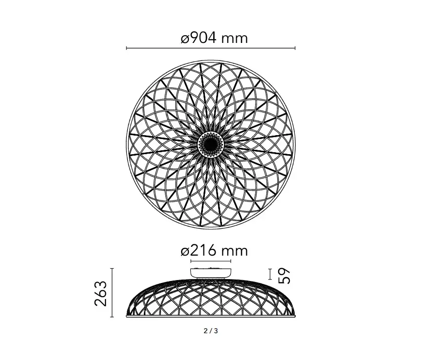 Flos Skynest Ceiling Lamp
