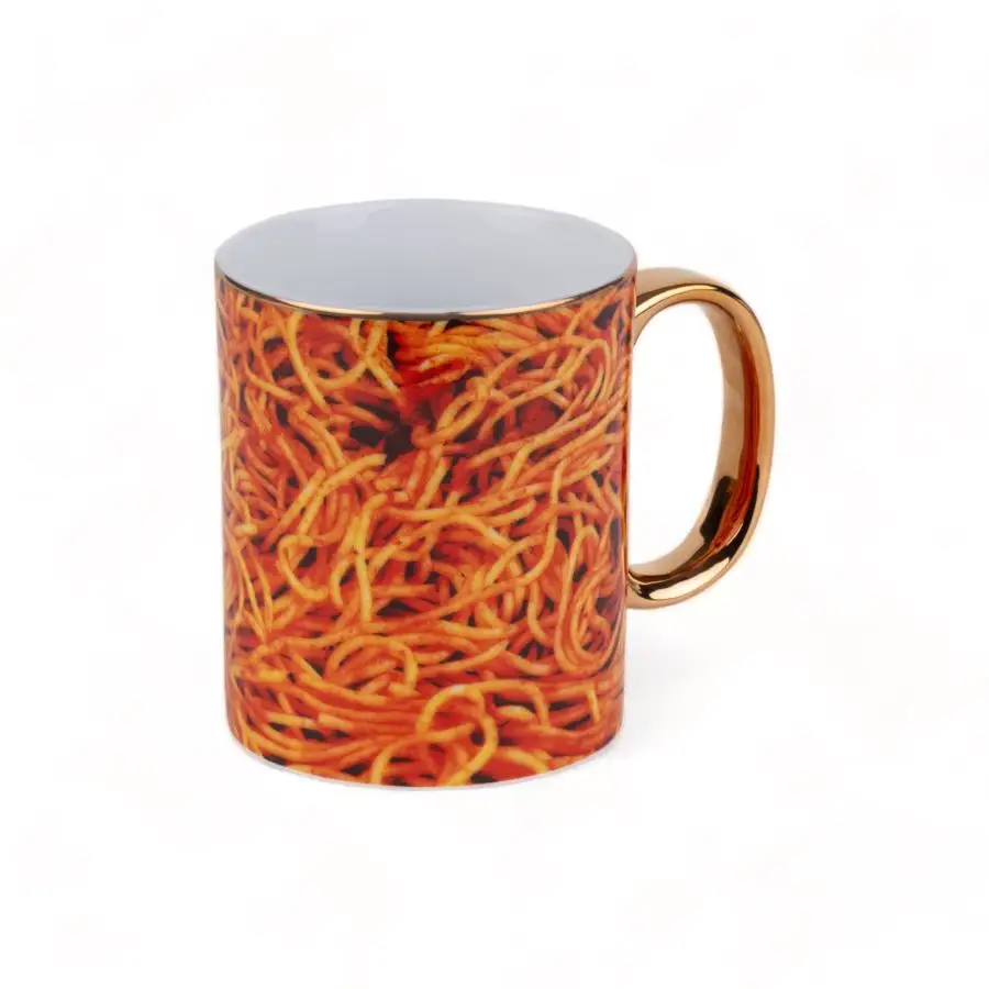 Seletti Toiletpaper Porcelain Mug Spaghetti