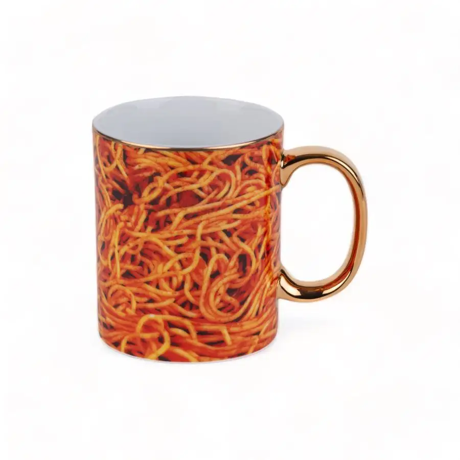 Seletti Toiletpaper Porcelain Mug Spaghetti