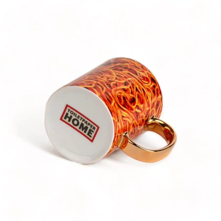 Seletti Toiletpaper Porcelain Mug Spaghetti
