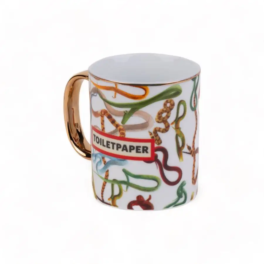 Seletti Toiletpaper Porcelain Mug Snakes