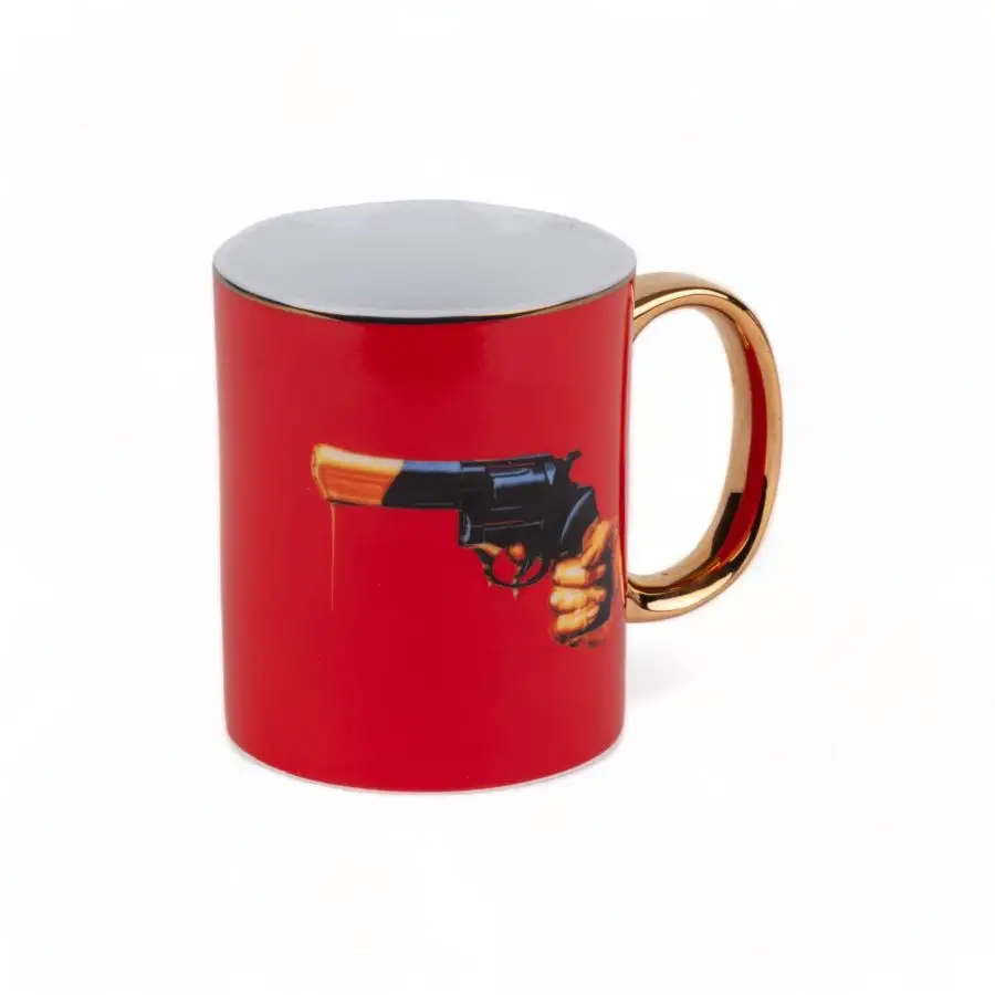 Seletti Toiletpaper Porcelain Mug Revolver