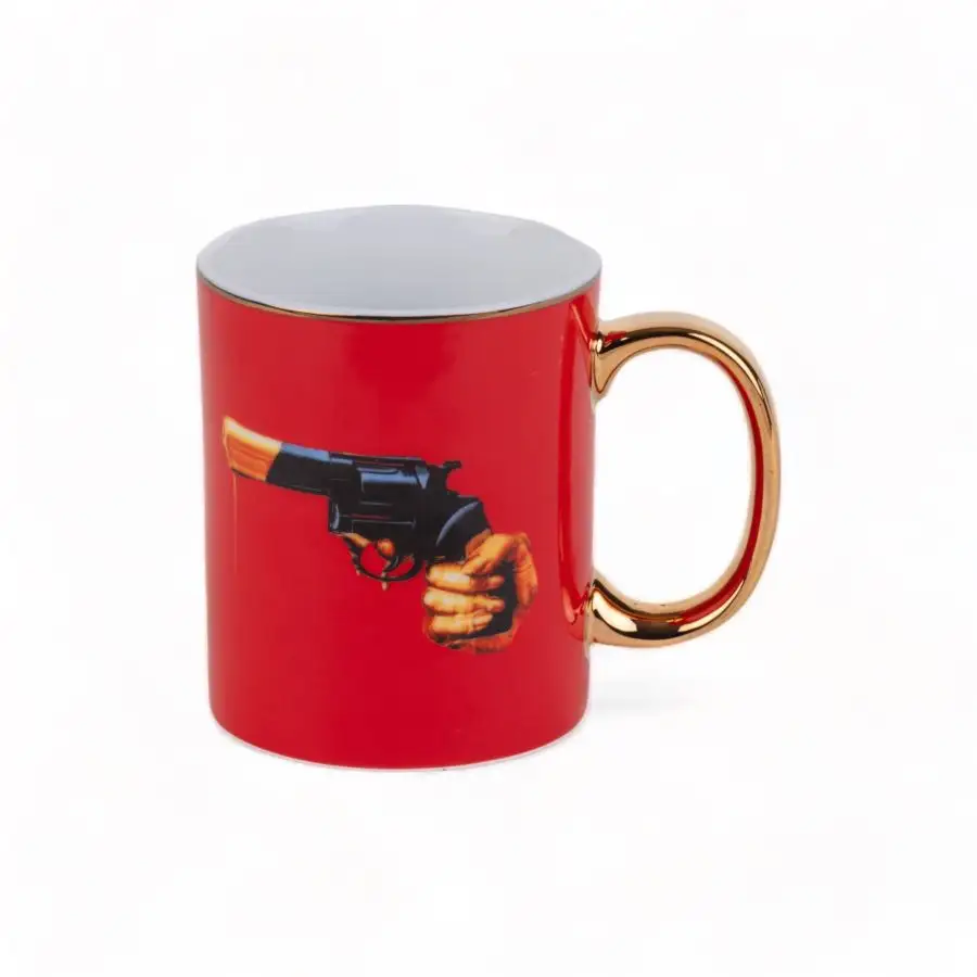 Seletti Toiletpaper Porcelain Mug Revolver