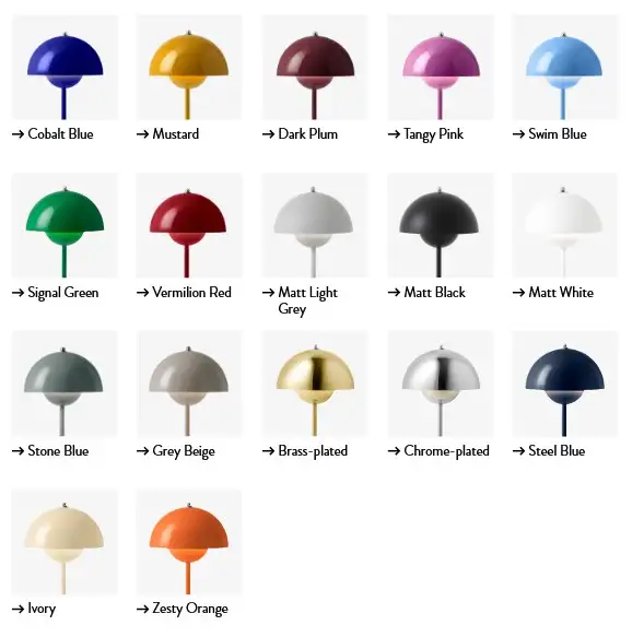 &Tradition Flowerpot Portable Table Lamp