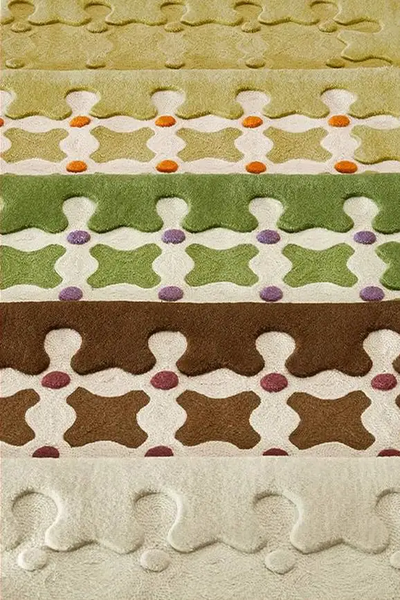 CC-Tapis Criss Cross Full Mustard