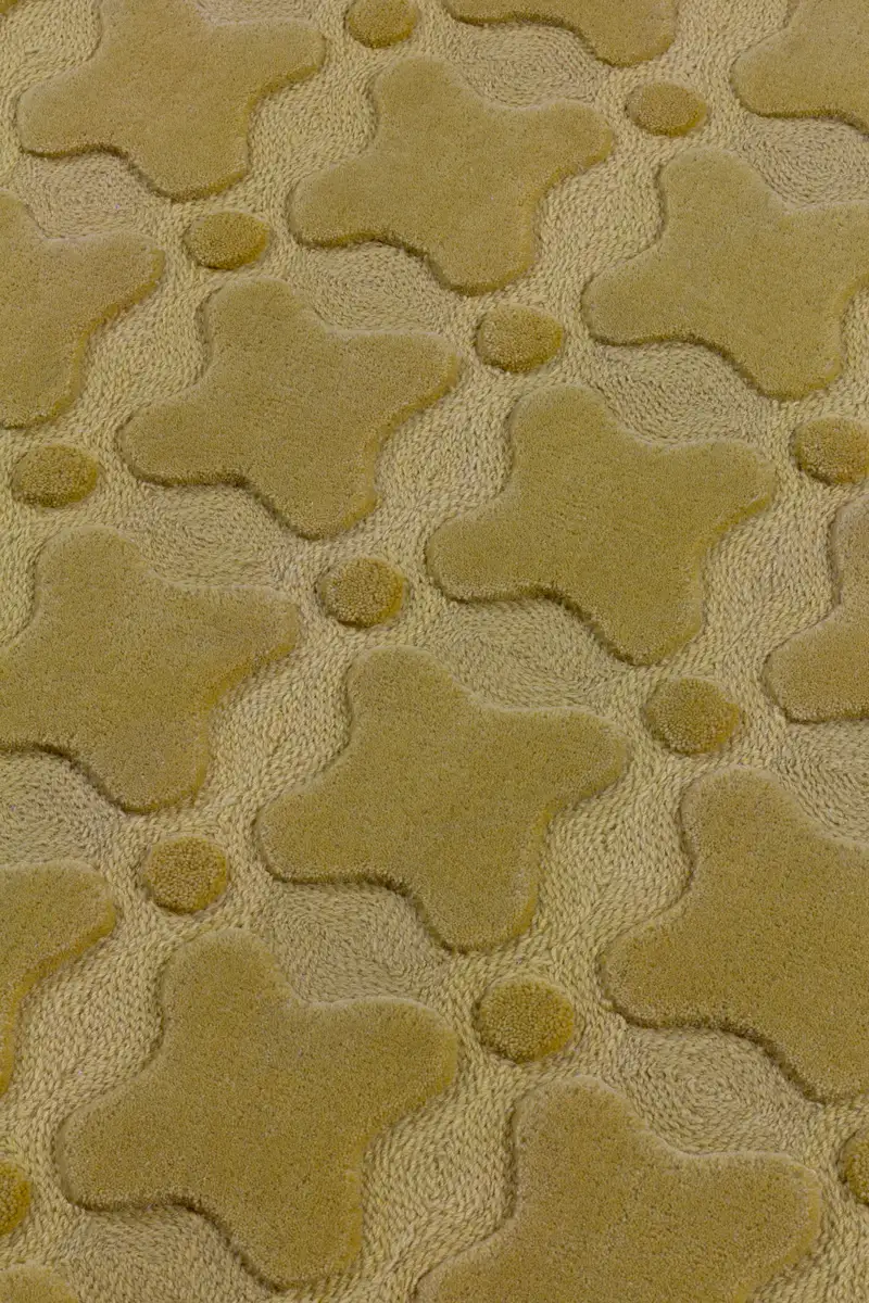 CC-Tapis Criss Cross Full Mustard