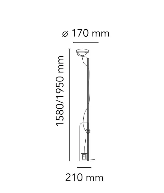 Flos Toio Led Floor Lamp