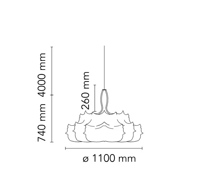 Flos Zeppelin Suspension Lamp