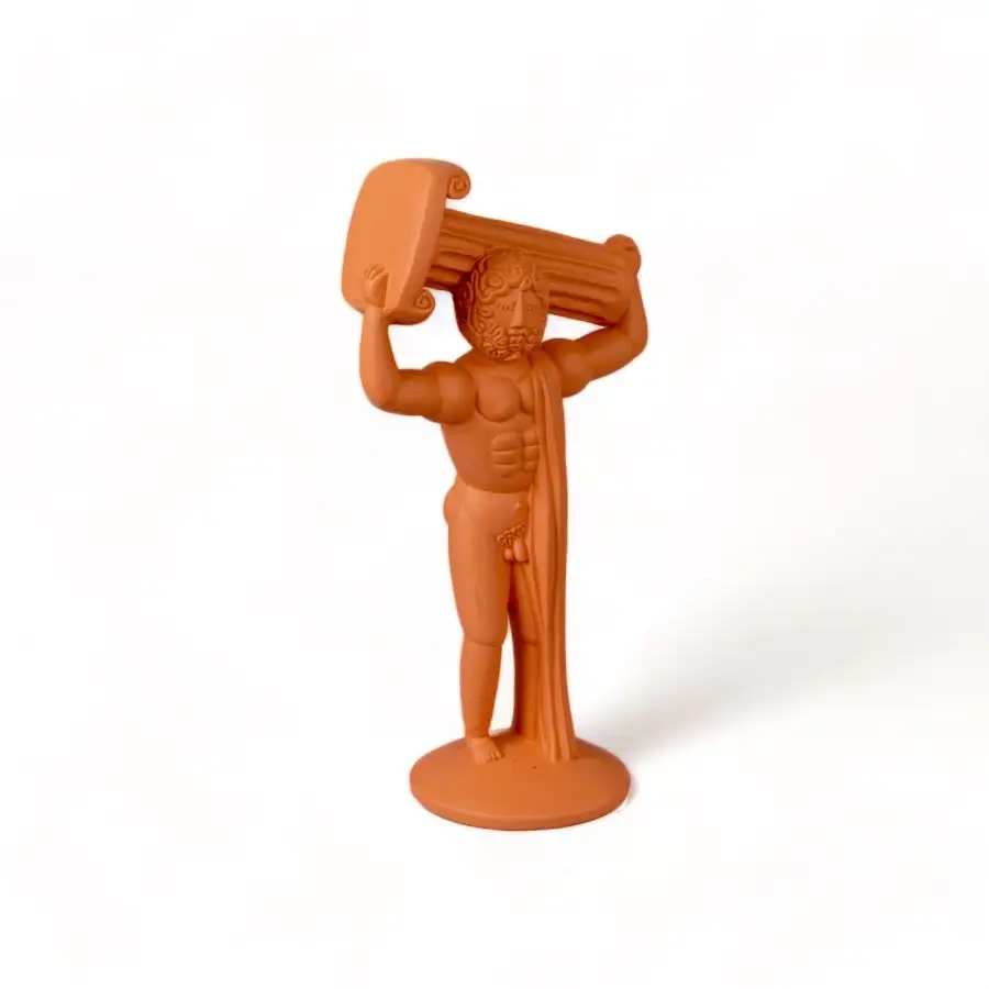 Seletti Magna Graecia Terracotta Statuette Ercole