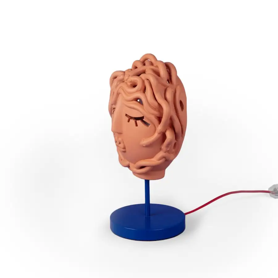 Seletti Magna Graecia Terracotta Lamp Medusa Μask